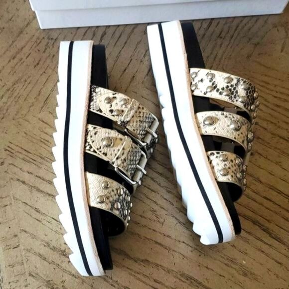 Size 8 studded Steven New York Sandals NWT. - Picture 3 of 6